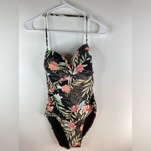 One piece, swimsuit with tummy control size 10/M